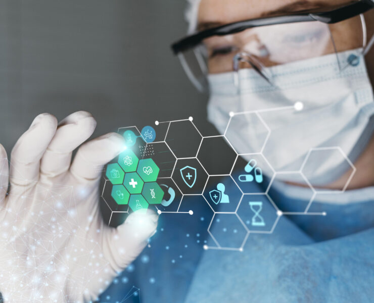 medical-banner-with-doctor-wearing-goggles