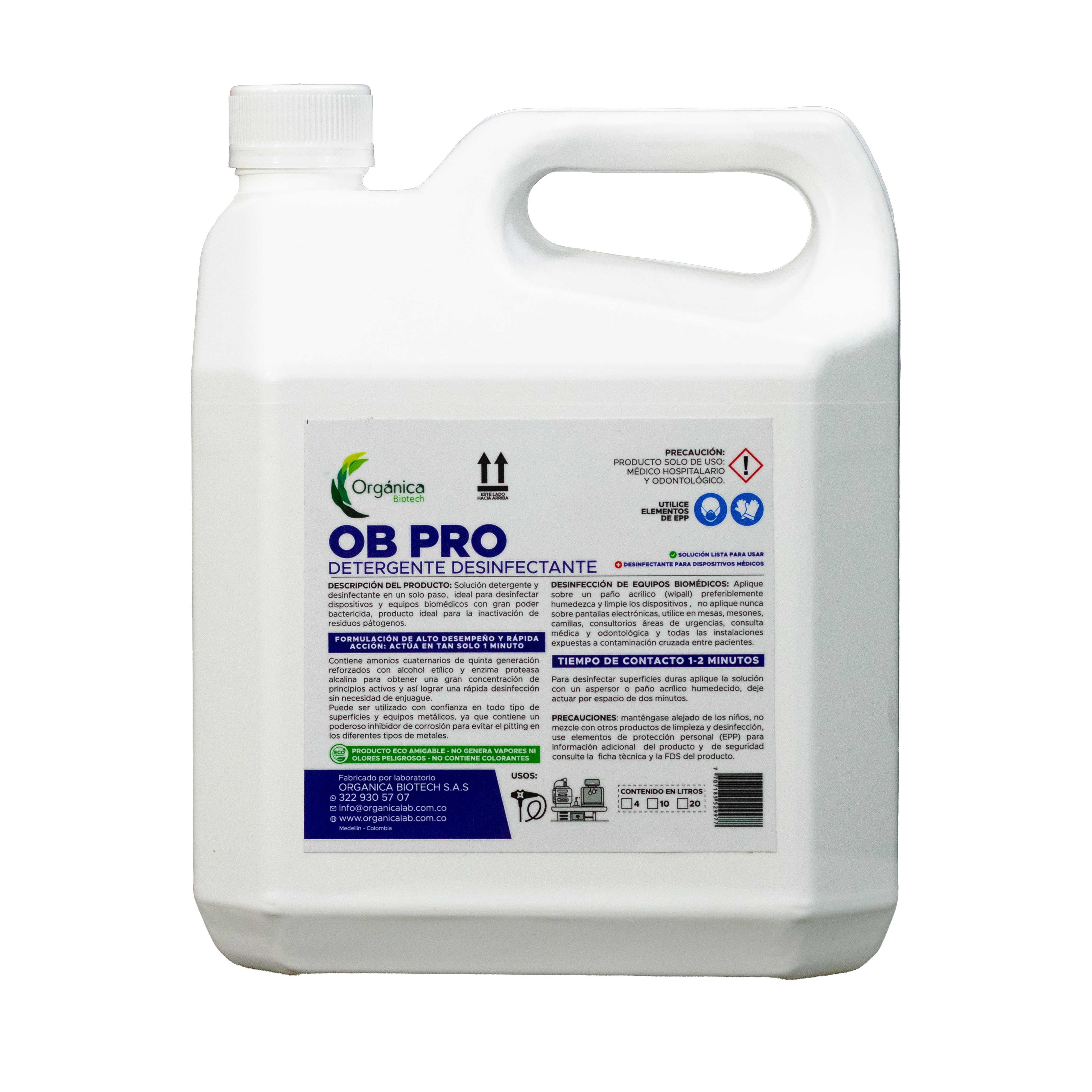 OB Pro desinfectante de áreas y superficies DM