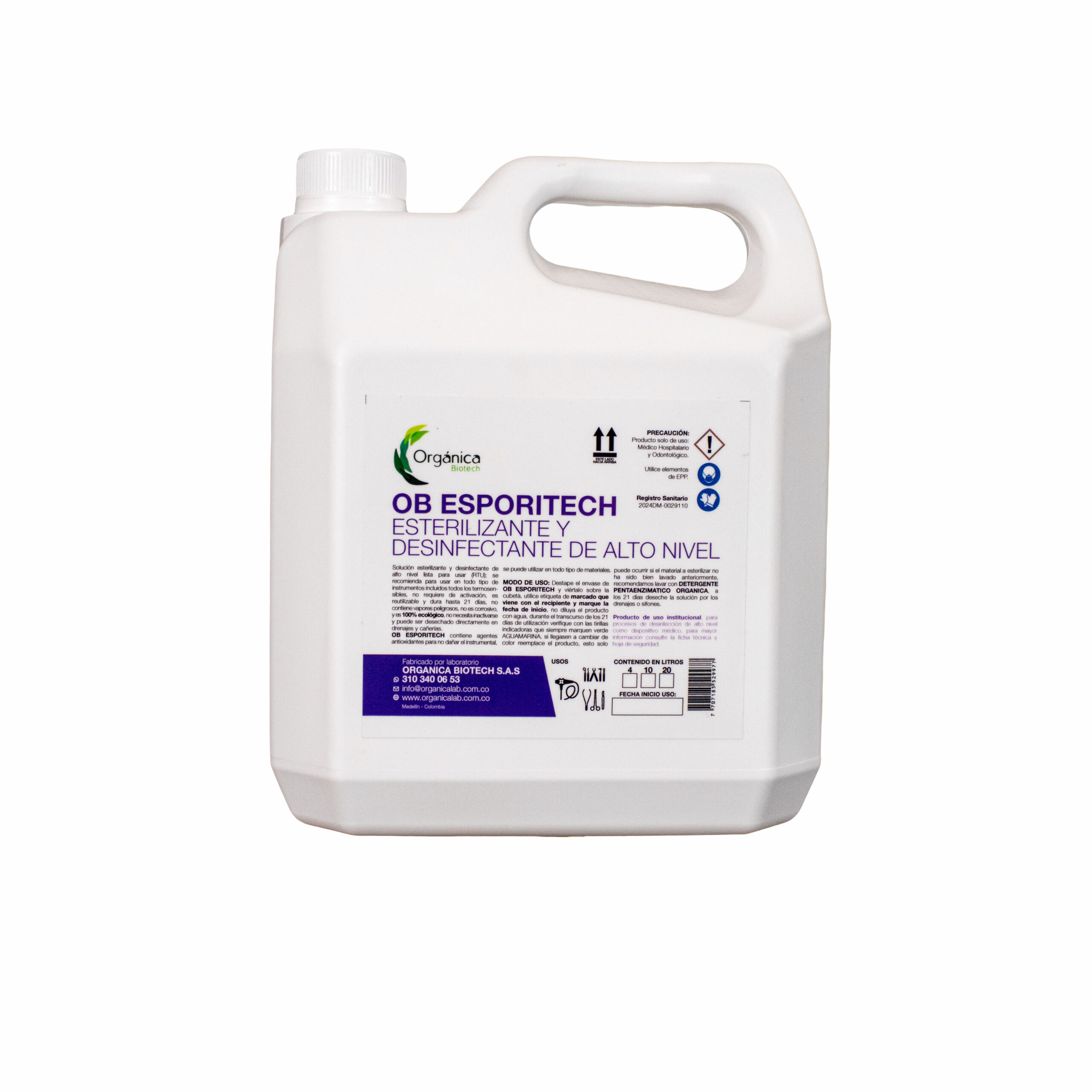 OB Esporitech desinfectante de alto nivel